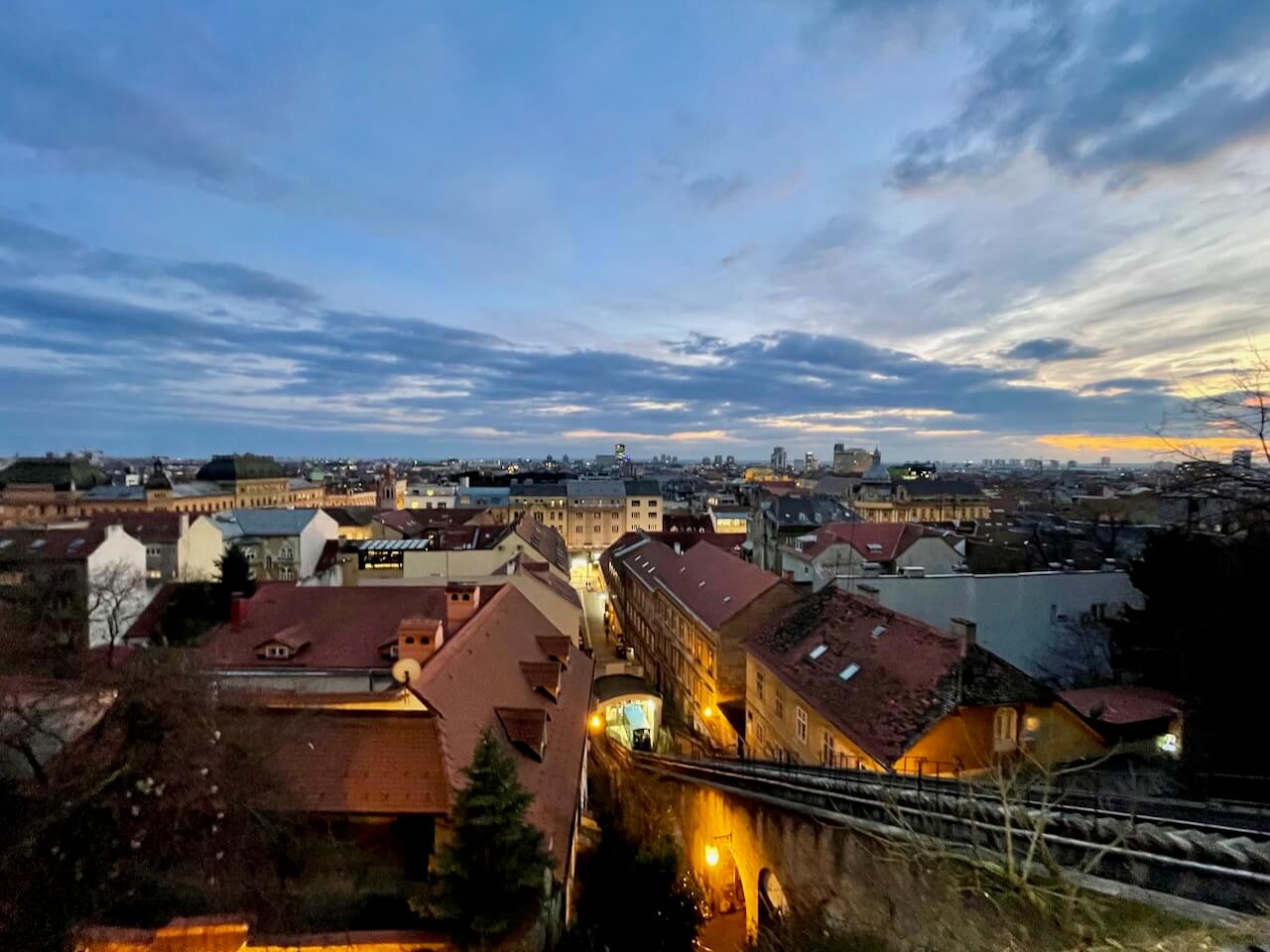 View of Zagreb